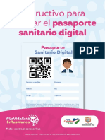 Cartilla Pasaporte Sanitario Digital (Deportistas)