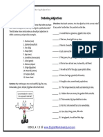 Order of Adjectives PDF