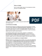 Cómo Convivir en La Oficina o El Trabajo PDF