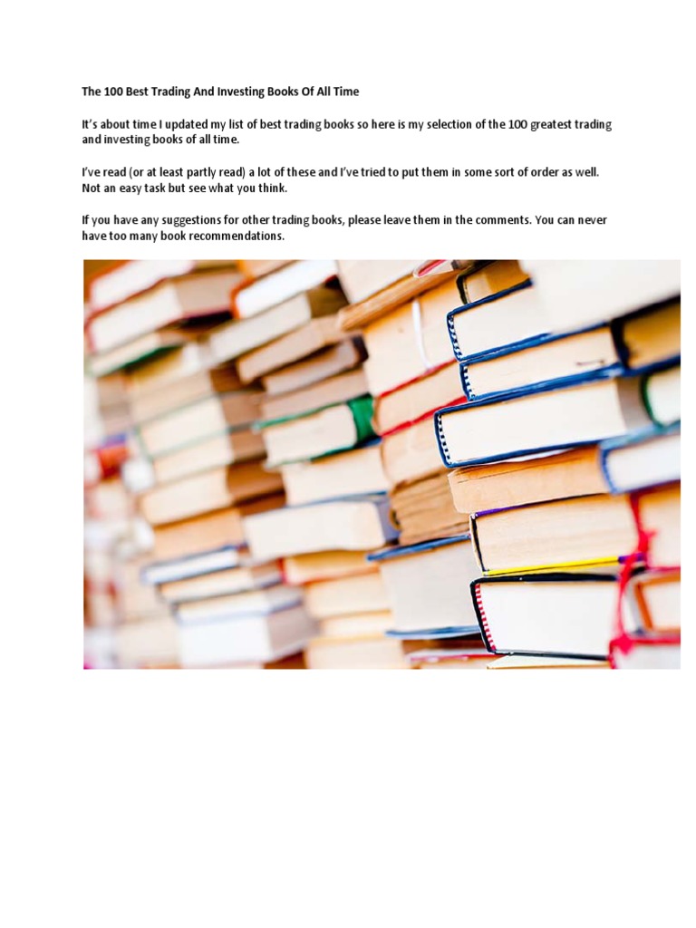 Top 100 Trading and Investing Books | PDF | Stock Trader | Value Investing