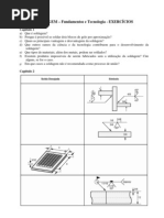 SOLDAGEM – Fundamentos e Tecnologia - EXERCÍCIOS