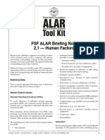 Tool Kit: FSF ALAR Briefing Note 2.1 - Human Factors