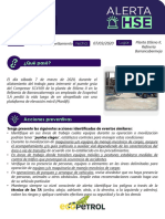 Alerta HSE - Fatalidad Por Manlift PDF