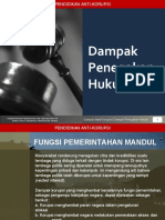 Dampak Penegakan Hukum