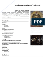 1A. Conservation and Restoration of Cultural Heritage PDF