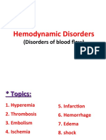 Hemodynamic Disorders: (Disorders of Blood Flow)
