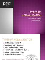 Types of Normalization