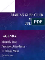 Marian Glee Club