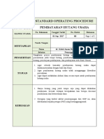 SOP Pembayaran Hutang Usaha Klinik