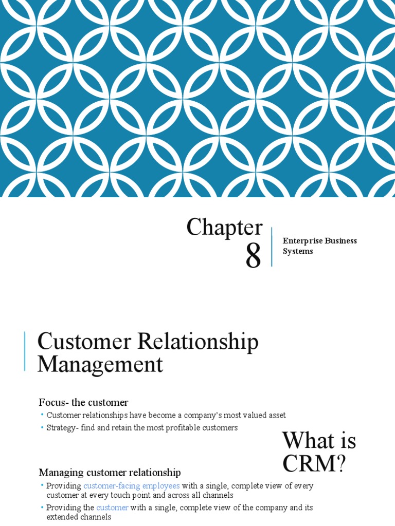 c8. Business Across Enterprise.g | PDF | Customer Relationship ...