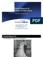 Crystal+Reports+XI+ +Essentials+for+New+Users