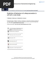 Prediction of Behaviour of A Deep Excavation in Soft Soil A Case Study