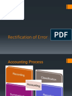 Rectifying Accounting Errors and Omissions