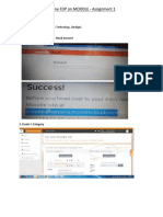 Online FDP On MOODLE - Assignment 1