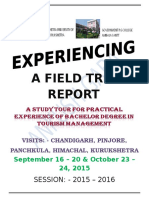 A Field Trip Report of Bachelor of Tourism Management PDF