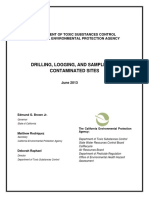 Drilling, Logging, and Sampling at Contaminated Sites