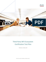 Third-Party NFV Ecosystem Certification Test Plan: Version 1.6 July 2018