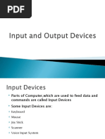 Input Output Presentation