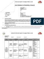 Programacion Curricular Matematica (Estadistica General) Enfermería 2019-2 Iestpl