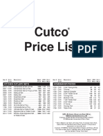 Cutco Price List: Kitchen Cutlery Sets Homemaker Pieces