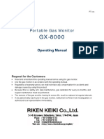 Portable Gas Monitor: Operating Manual