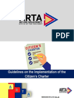 Citizen's Charter Orientation