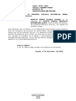 Escrito de Pagos en Cuotas A Fiscalia Marcos Flores