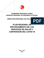 Plann Regional Piura de Reforzamiento Covid