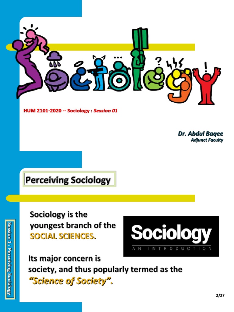 Sociology 1 | PDF | Social Science | Sociology