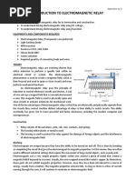 Introduction To Electromagnetic Relay: Experiment No. 4