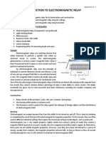 Introduction To Electromagnetic Relay: Experiment No. 4