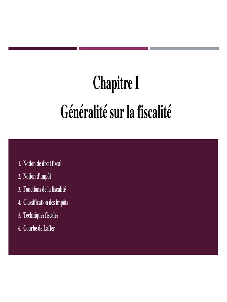 Généralités sur la fiscalité et impôts | PDF | Impôts | Revenus