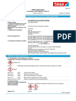 Safety Data Sheet for tesa 60022 Spray Glue