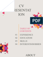 My Creative Resume Pink Variant