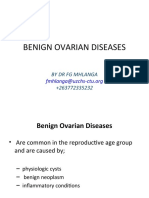 BENIGN OVARIAN DISEASES - Updated January 2018