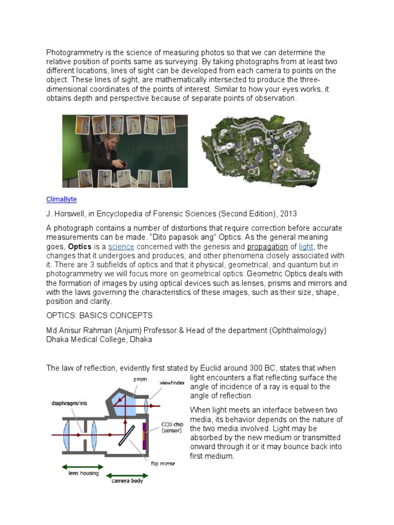 Photogrammetry Is The Science of Measuring Photos So That We Can ...