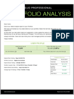 Portfolio Analysis: User Profile
