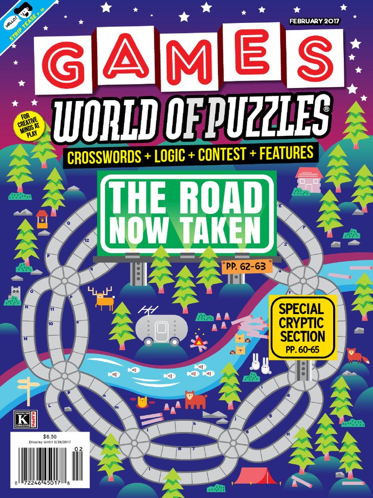 Games World of Puzzles - February 2017 PDF | PDF | Leisure