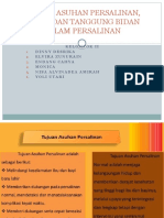 TUJUAN ASUHAN PERSALINAN, PERAN DAN TANGGUNG BIDAN (Kelompok 2)