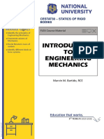 TO Engineering Mechanics: Cestat30 - Statics of Rigid Bodies
