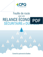 Feuille de Route Pour Une Relance Economique2020