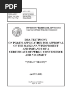 PUBLIC DRA Manzala Testimony