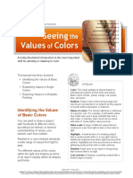 Seeing Values Colors: The of