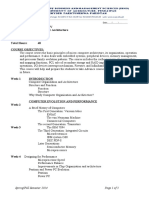 Program: Bs (CS) - Iv Course Name: Computer Architecture Course Code: CS-411 Credit Hours: 03 Total Weeks: 16 Total Hours: 48 Course Objectives