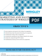 Marketing and Sales Strategies of Wrigley