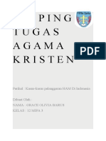 Kliping Tugas Agama Kristen: Perihal: Kasus-Kasus Pelanggaran HAM Di Indonesia