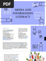 Media and Information Literacy