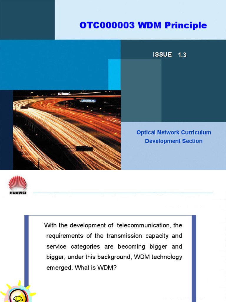 Wdm Principle Pdf Wavelength Division Multiplexing Dispersion