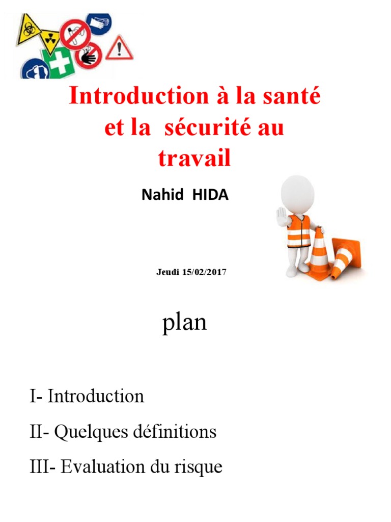 Cours Santé Et Sécurité Au Travail | PDF | Gestion des risques | Risque