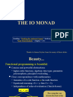 The Io Monad: Comp150PLD